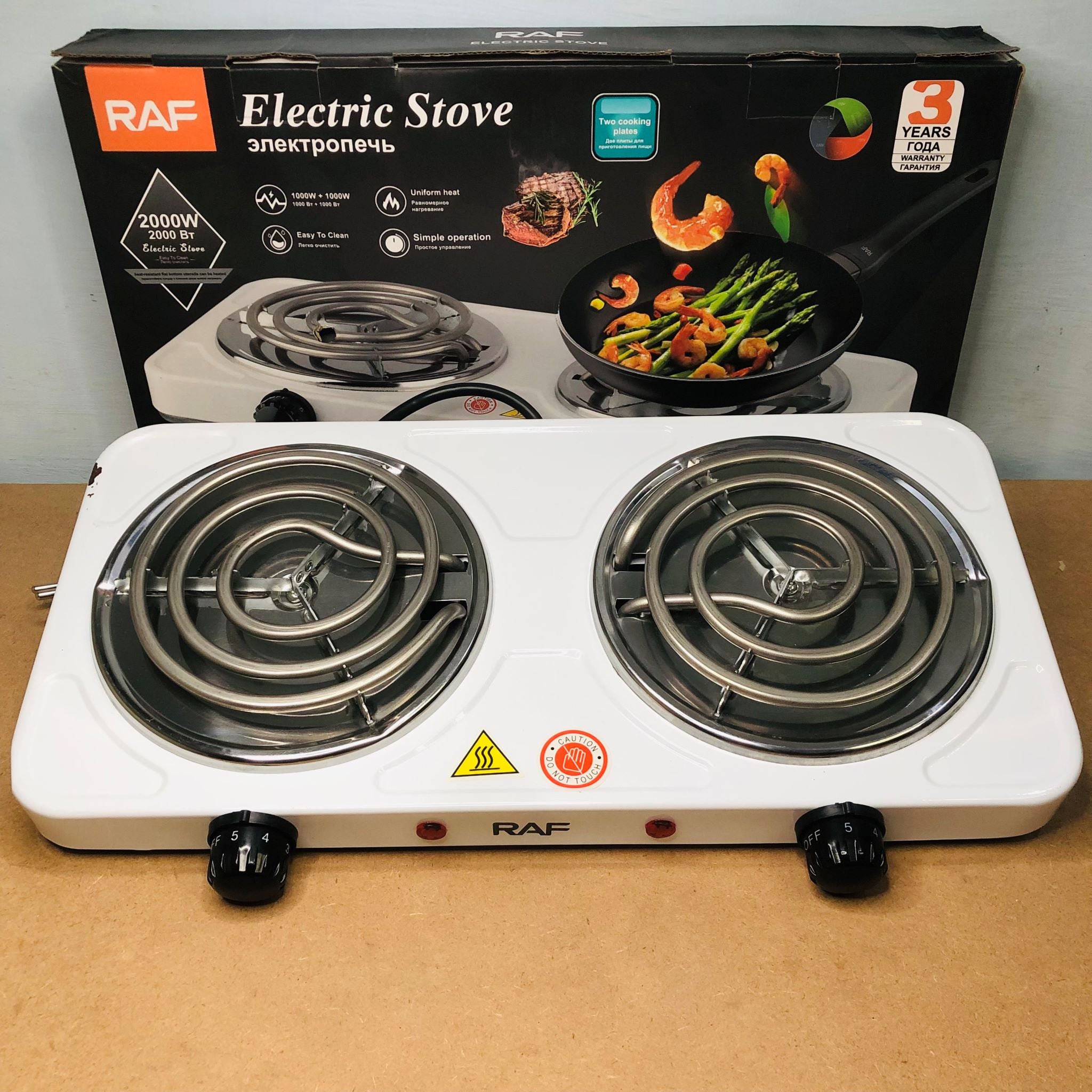 1000W Electric Stove for Cooking | Fast Heating Hot Plate with Automatic Control & Easy-Clean Surface