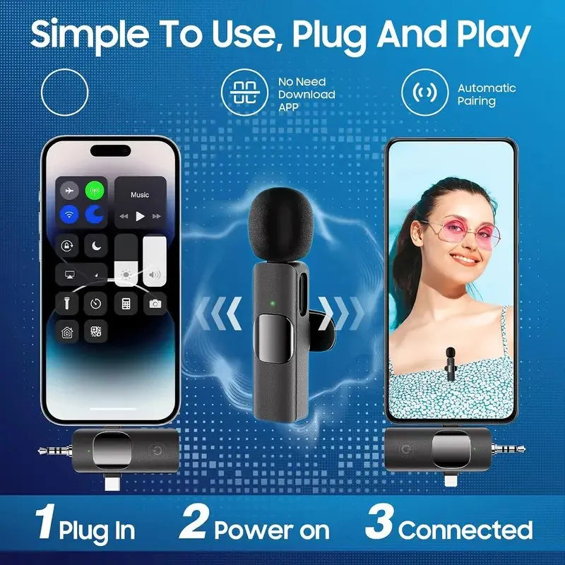 Wireless Microphone For Influencer