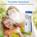 Silent Mesh Nebulizer – Handheld, Rechargeable & Travel-Friendly for Kids and Adults