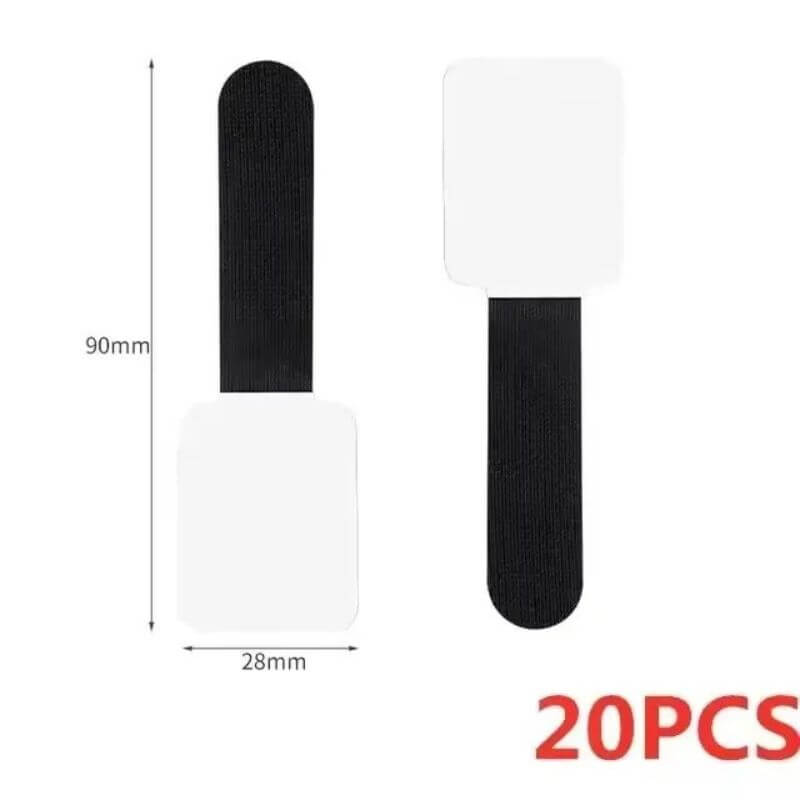 Reusable Cable Ties – Adjustable Self-Adhesive Cord Organizer for Desk & Wires