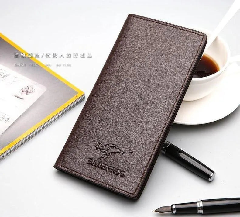 Men’s Genuine Leather Bi-Fold Wallet – Slim, Stylish & Pocket-Friendly