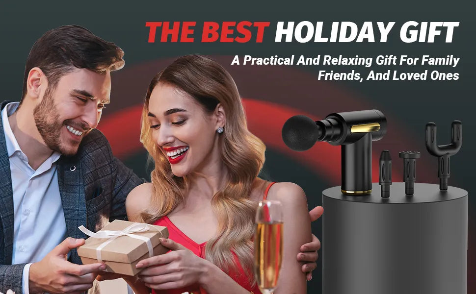 Deep Tissue Massage Gun for Muscle Recovery – Rechargeable, Multi-Speed, Full Body Pain Relief Massager – Pakistan