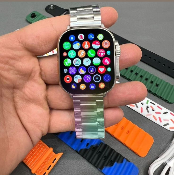 7-in-1 Ultra Smartwatch with 7 Straps – Perfect Gift for All